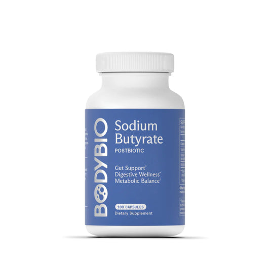 BodyBio Sodium Butyrate 60 Caps