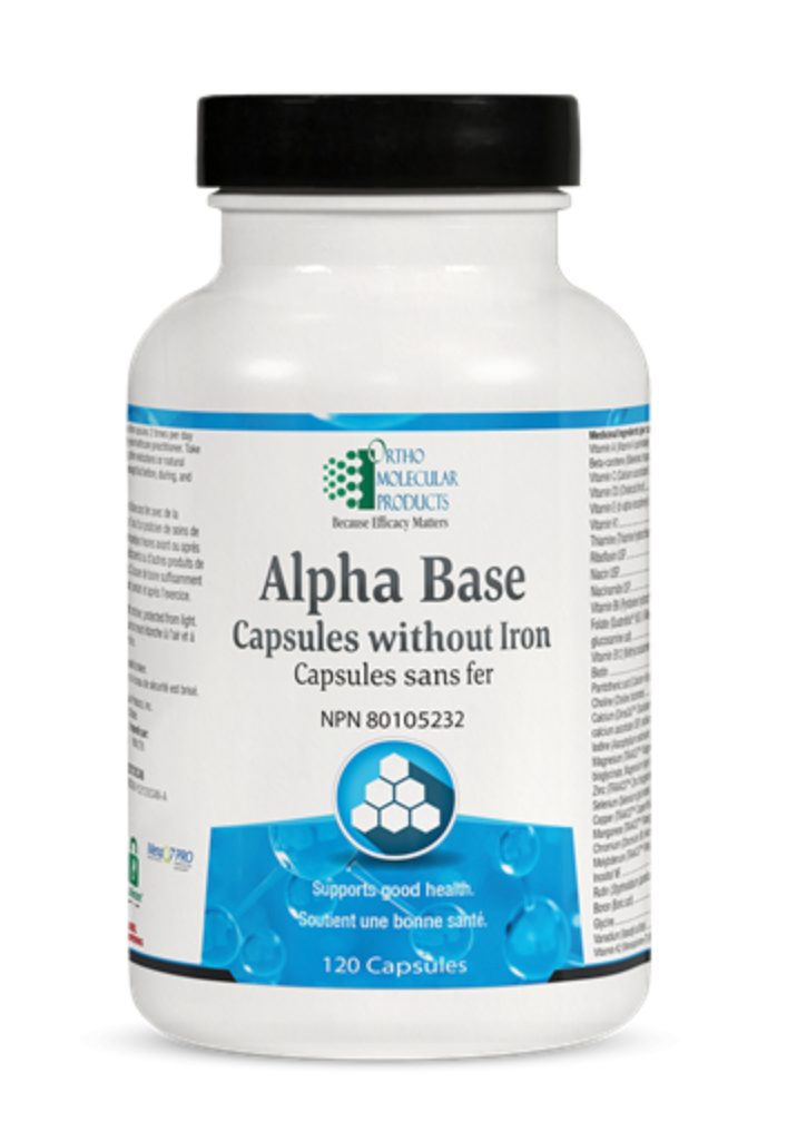 Alpha Base Capsules without Iron