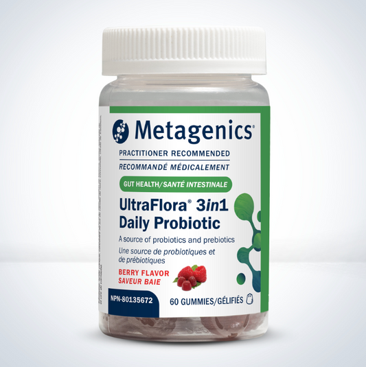 UltraFlora 3 in 1 Daily Probiotic Gummies (kids & adults)