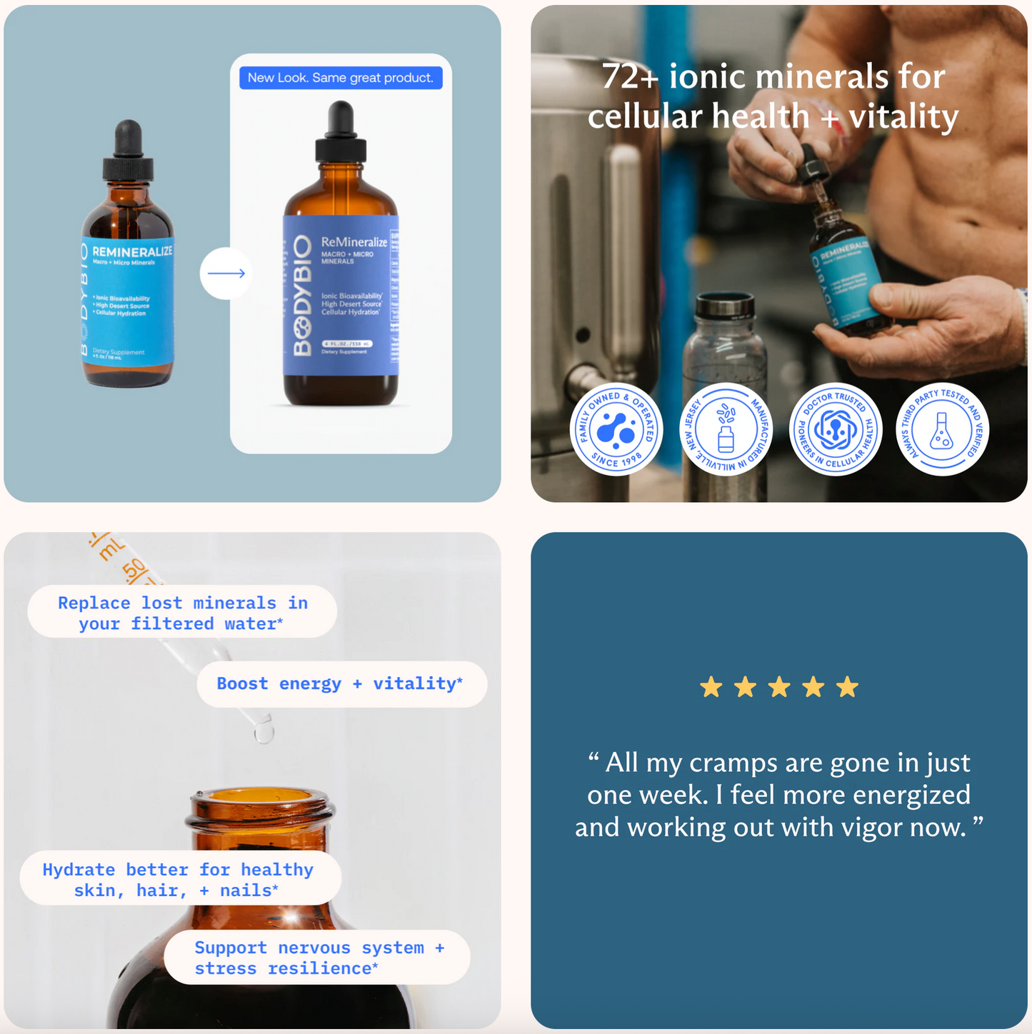 BodyBio ReMineralize: Power Your Cells with Macro + Trace Minerals