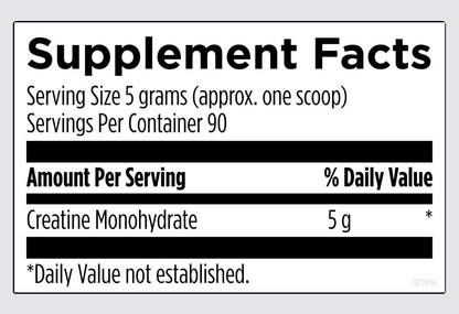 Creatine Monohydrate Powder