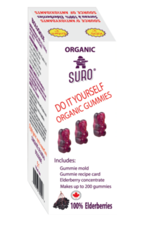 DIY Organic Elderberry Gummies