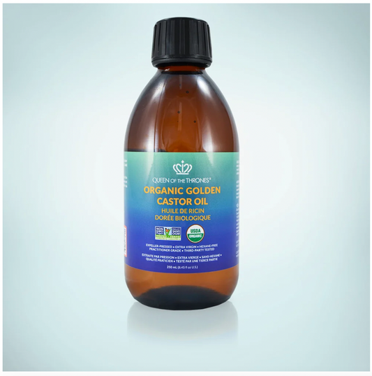 Organic Golden Castor Oil | 100% Pure, Hexane-Free, Extra Virgin