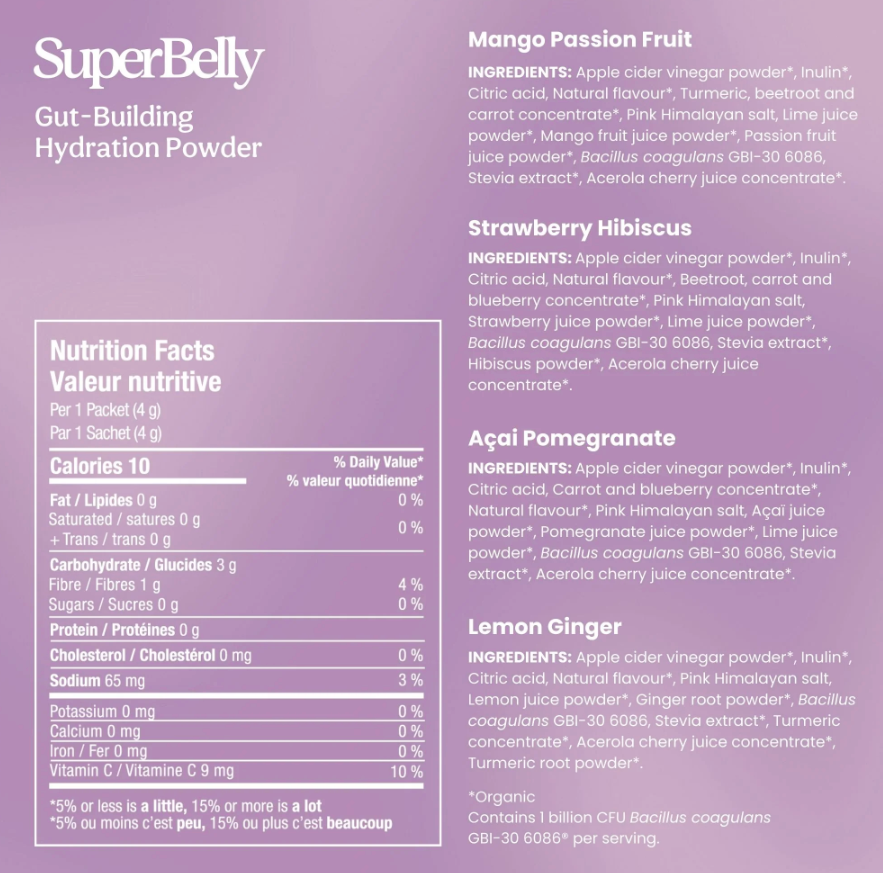 SuperBelly Variety Pack