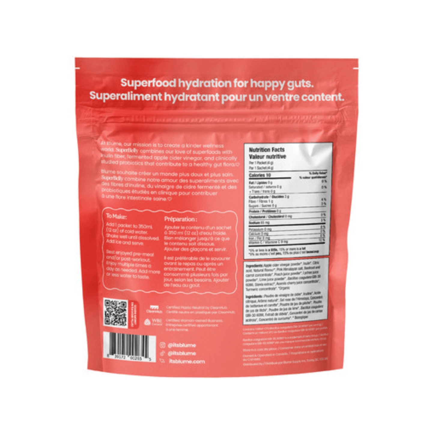 Blume SuperBelly Peach Lychee - Blume