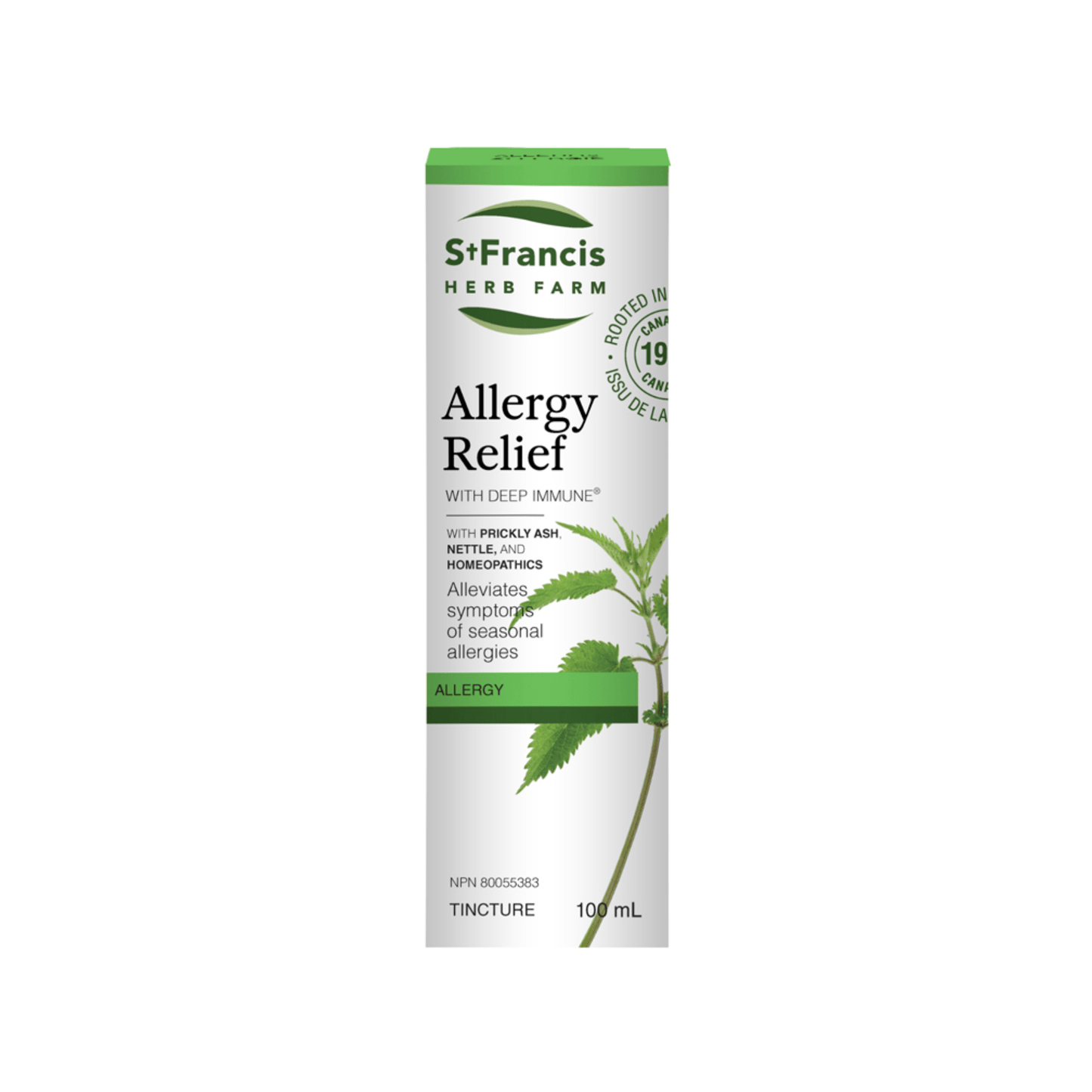 St. Francis Allergy Relief with Deep Immune® 100mls -TEMP PROMO - EXP: 08/2026 - VENTE FINALE - St Francis