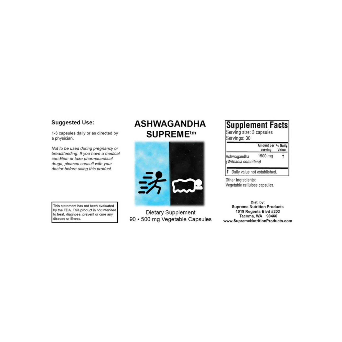 Supreme Nutrition Ashwagandha Supreme - Supreme Nutrition