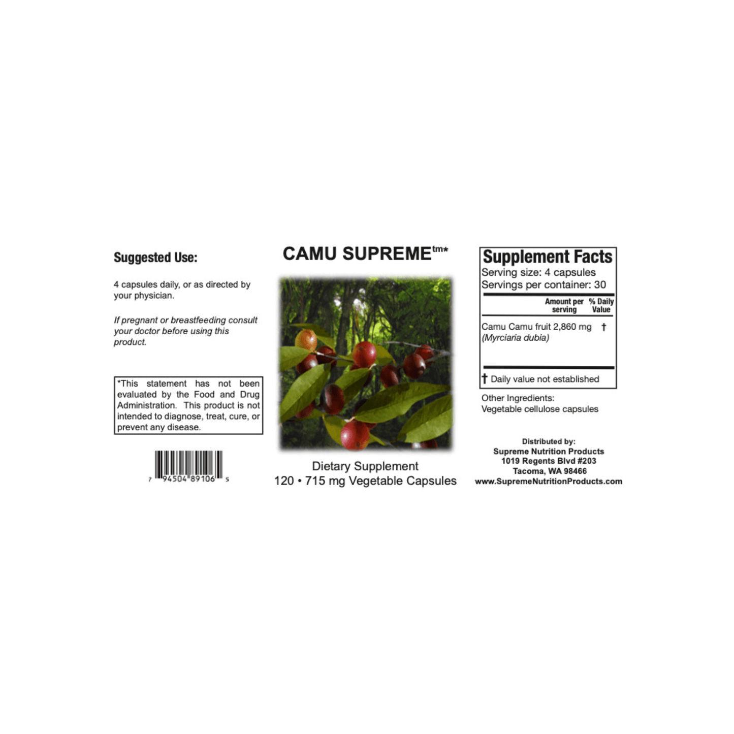 Supreme Nutrition Camu Supreme - Supreme Nutrition