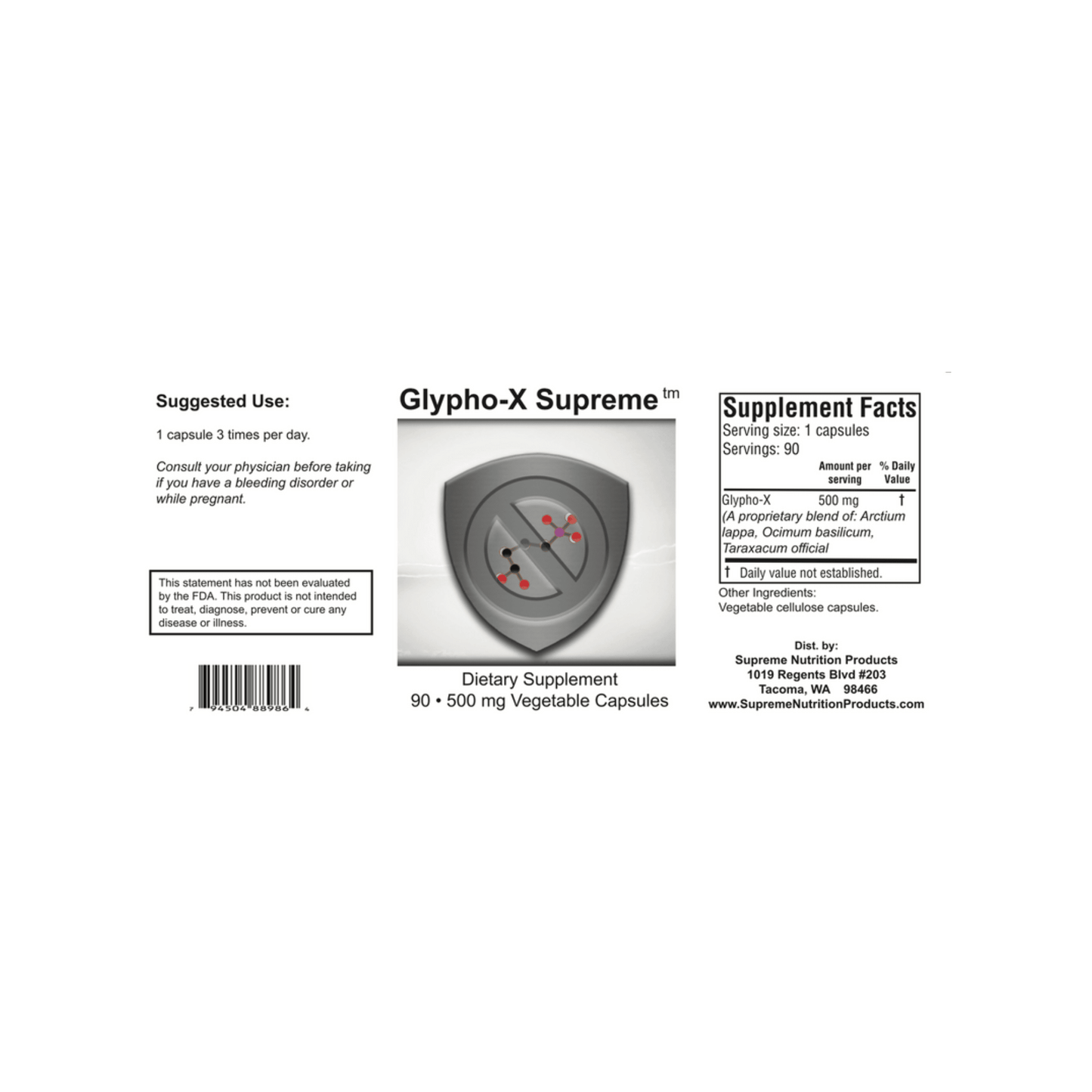 Supreme Nutrition Glypho-X Supreme - Supreme Nutrition