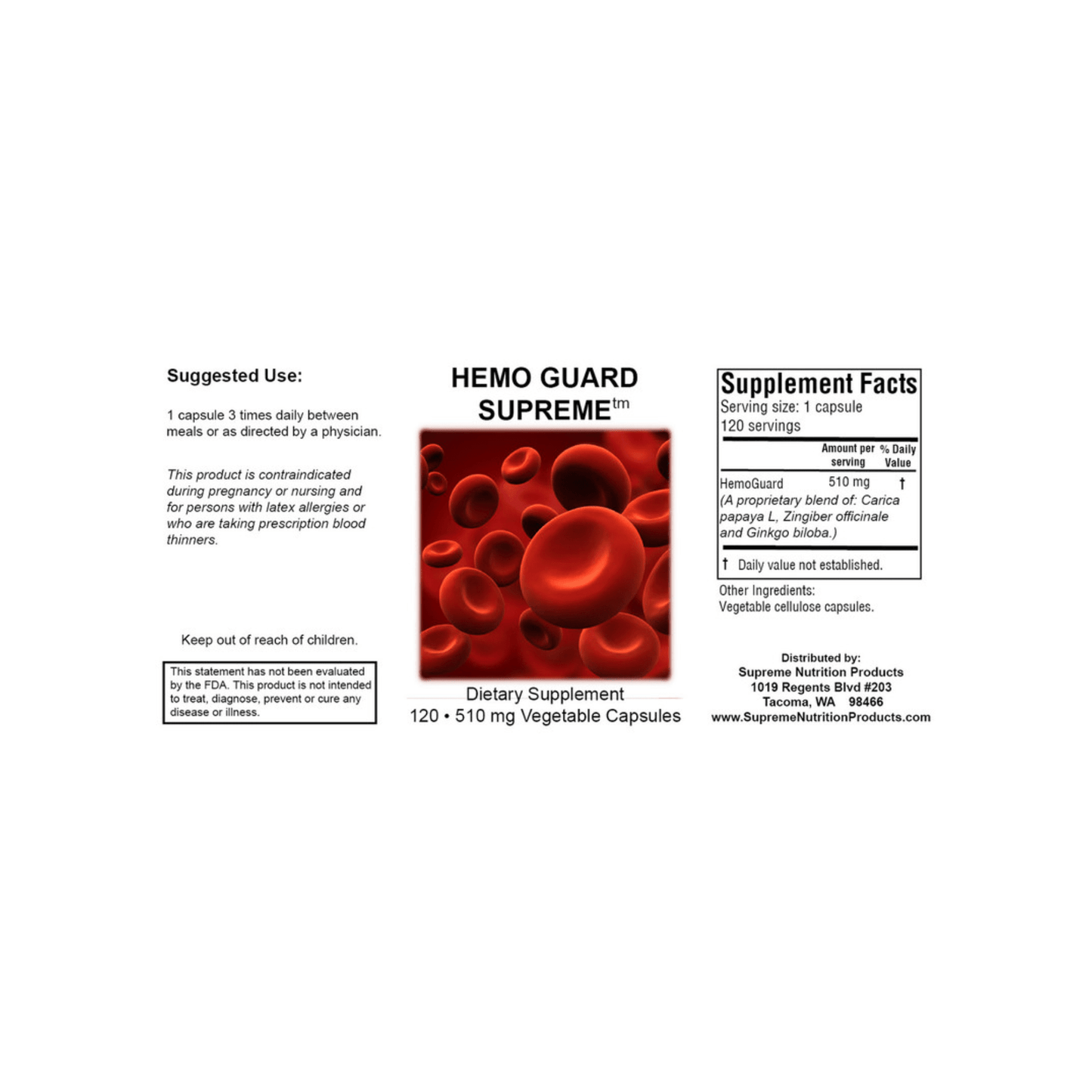 Supreme Nutrition Hemo Guard Supreme - Supreme Nutrition