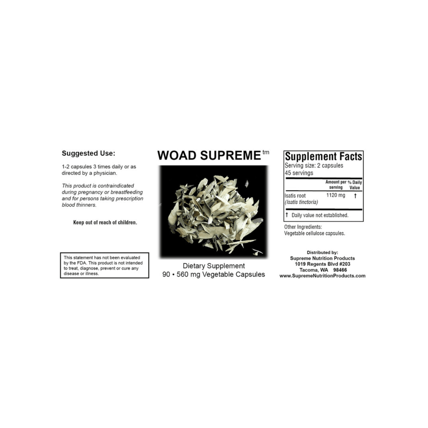 Supreme Nutrition Woad Supreme - Supreme Nutrition