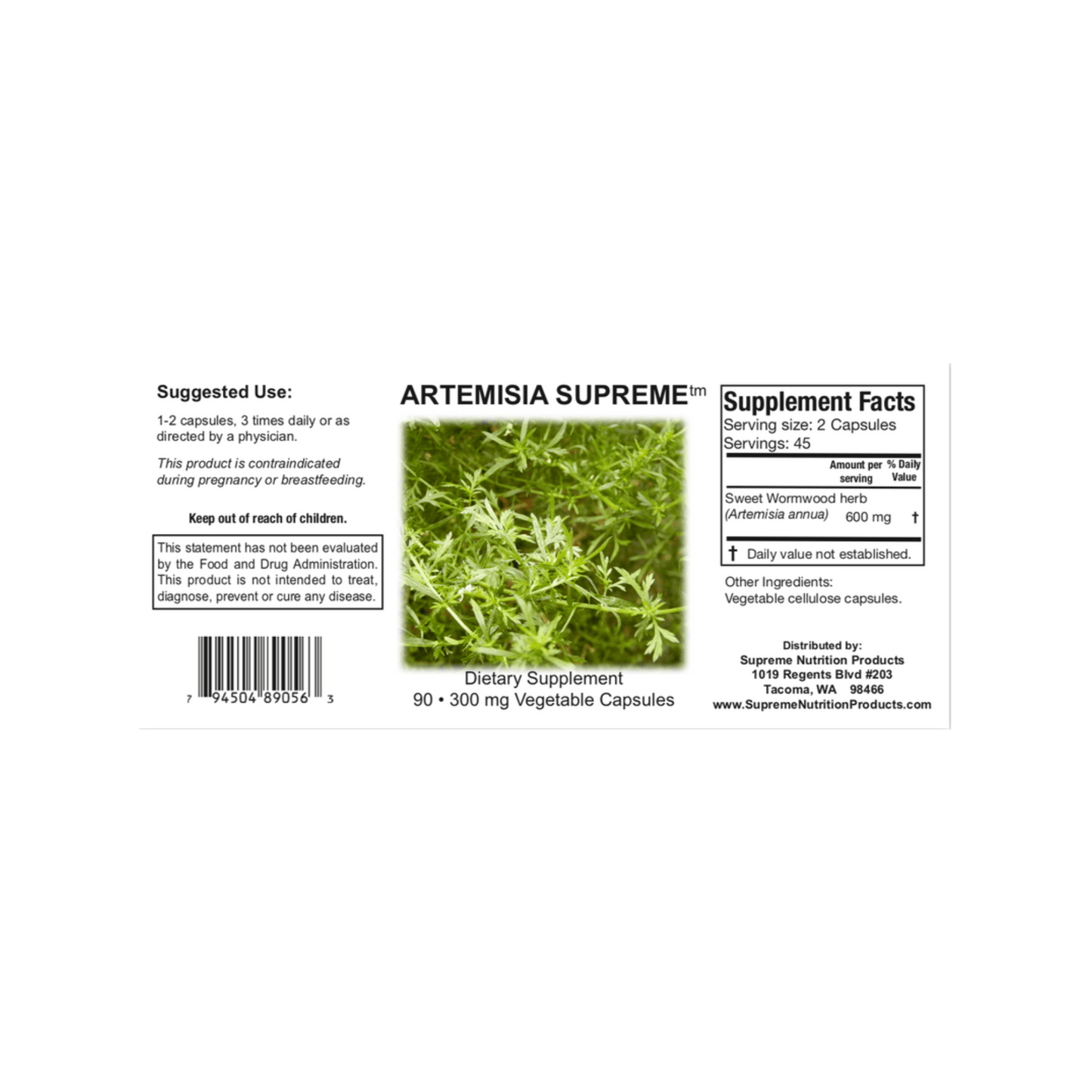 Supreme Nutrition Artemisia Supreme - Supreme Nutrition