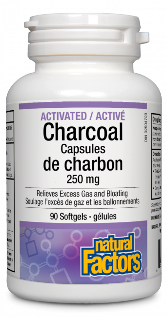 Activated Charcoal Capsules 250 mg