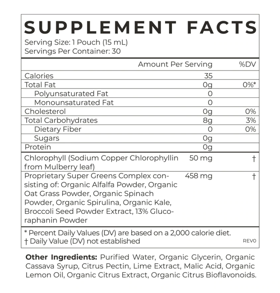 Super Greens (with chlorophyll) -  CYMBIOTIKA