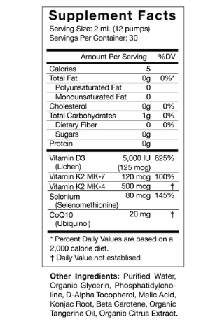 Liposomal D3 + K2 + CoQ10 - CYMBIOTIKA